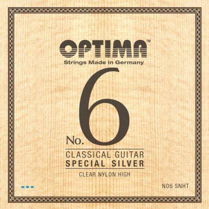 Optima Strings for classic guitar No. 6 Special Silver high tension 