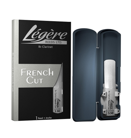 Légère платък за кларинет синтетичен, French Cut, размер 3,5