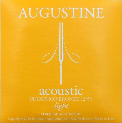 струни за акустична  китара Augustine фосфор бронз 12/53