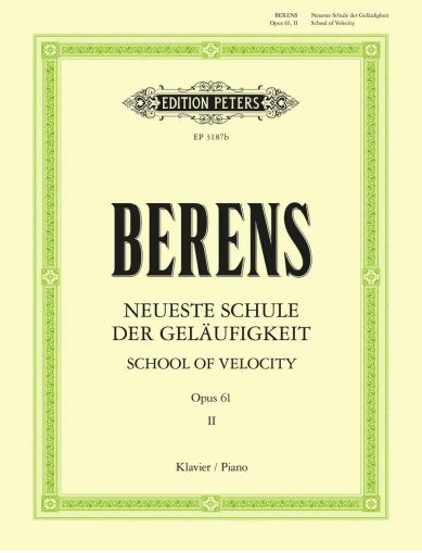 Berens - School of velocity  studies for piano op.61  band II