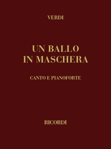 Verdi - Un ballo in maschera vocal score