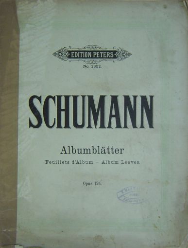 Шуман Albumblaetter op.124