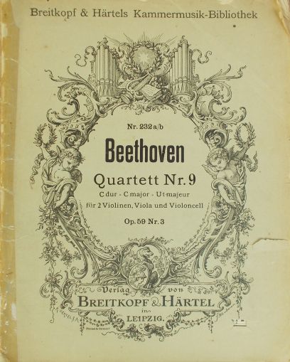 Beethoven - Quartett op.18 Nr.9 for 2 violins,viola and violoncello