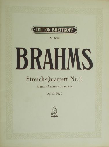 Brahms-String-quartet Nr.2 Op.51