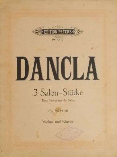 Данкла - Три салонни пиеси оп.58,59,66