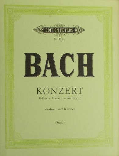 Bach Concerto in E-dur