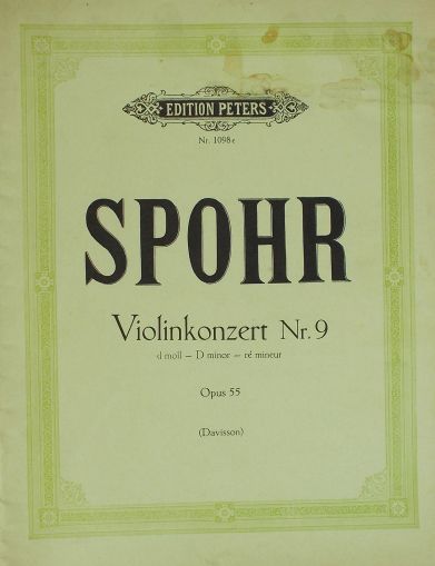 Spohr - Violinkonzert Nr.9 d-moll op.55