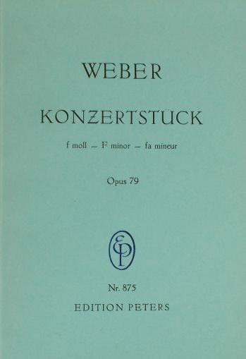 Weber - Konzertuck for piano and orchestra in  f-moll op.79