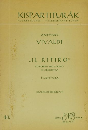Vivaldi-Conert  for Violin  IL Ritirio