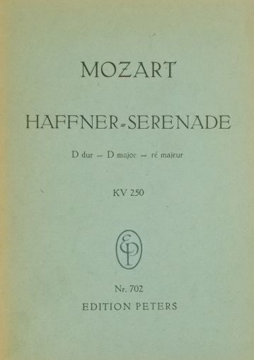 Mozart - Haffner-Serenade  D-dur KV 250