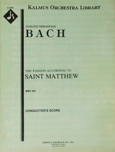 Бах - Пасион BWV 244