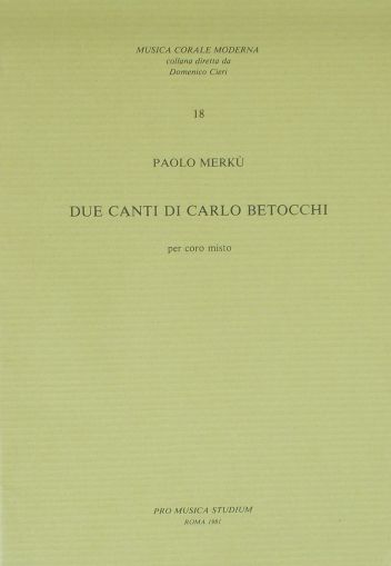 Paolo Merku-Due canti di Carlo Betocci