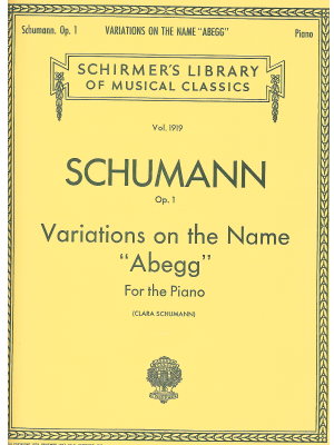 Шуман - Вариации върху името "Abegg" op.1 