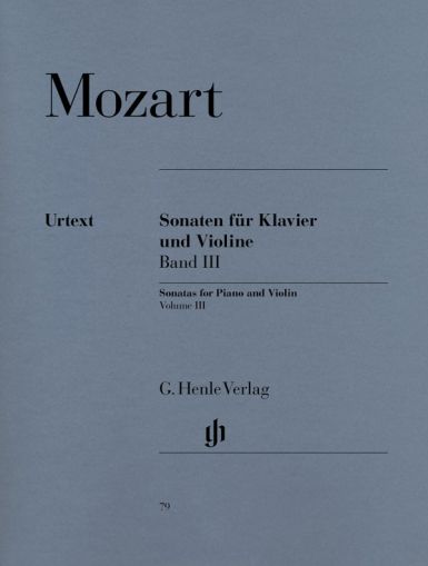 Mozart - Sonatas for violin and piano band III