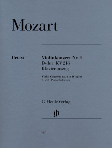 Mozart Violinkonzert Nr.4 D dur KV 218
