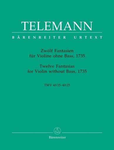 Telemann - Twelve Fantasias for Violin without bass