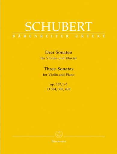 Шуберт - Три Сонати за цигулка и пиано оп.137