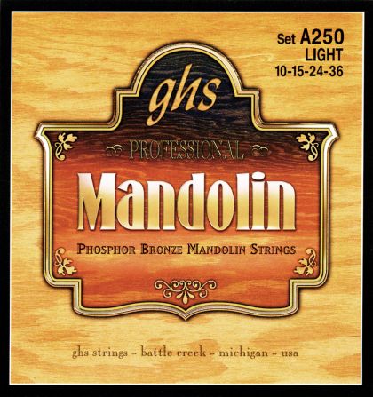 GHS Strings for Mandolin PH.Bronze - size 0.10 - 0.36