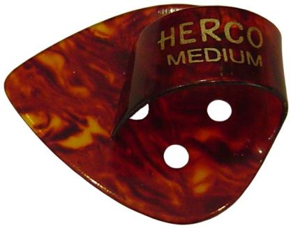 Herco® Flat/Thumbpicks - shell medium