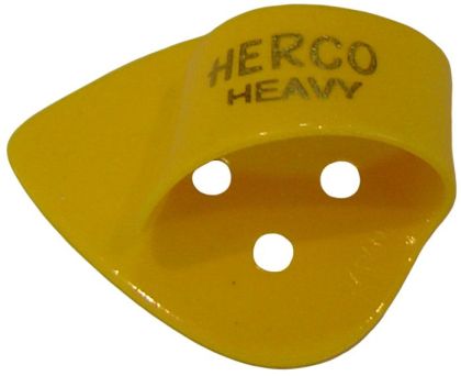 Herco® Flat/Thumbpicks - yellow heavy