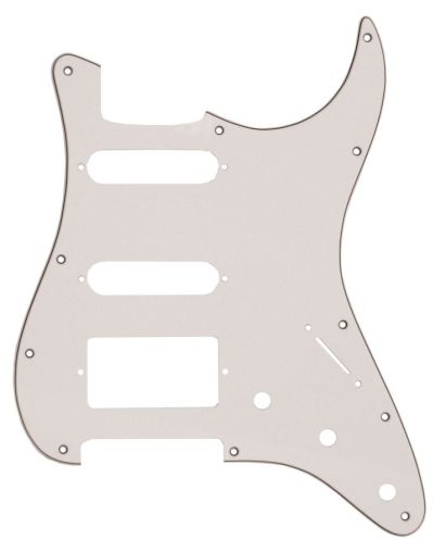 Catfish Pickguard Type Stratocaster(TM), 3-пластов, бял 683102