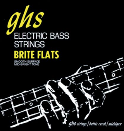 GHS 3065  strings for 4-string Bass guitar scale Brite flat - 049 - 108