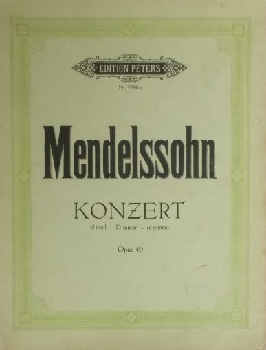Mendelssohn Piano Concerto in d minor op.40
