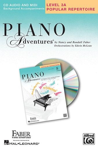 CD диск към  Началнa школa  за пиано  3A ниво - популярен репертоар  