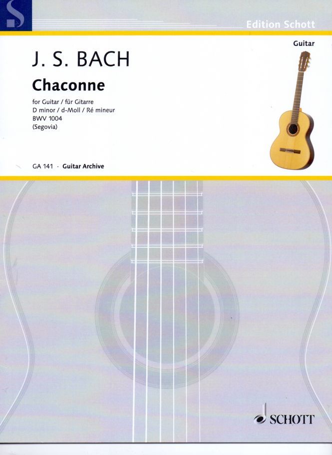 Chaconne bach for guitar
