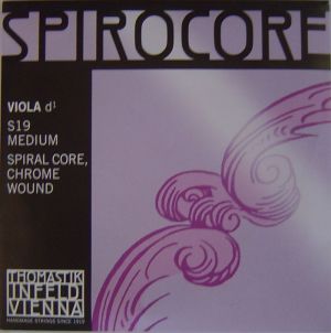 Thomastik Spirocore spiral core chrome wound единична струна за виола - D