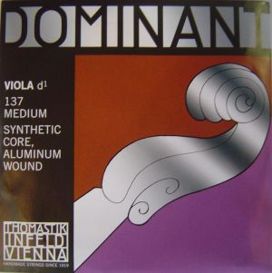 Thomastik Dominant Synthetik core Aluminium wound единична струна за виола - D