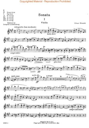 Франк - Соната за цигулка и пиано в ла мажор