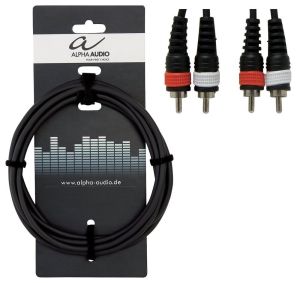 Alpha Audio 2x Cinch - 2x Cinch  cable  - 1,5m