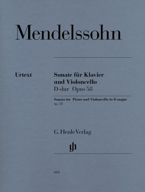 Mendelsohn - Violoncello Sonata in D major op.58