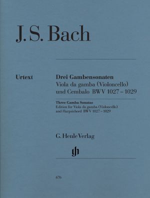 Bach - Three Sonatas for viola da gamba(violoncello) and harpsichord BWV 1027 - 1029