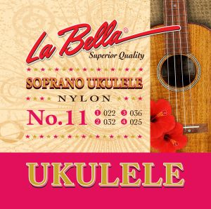 La Bella №11 струни за укулеле  clear nylon
