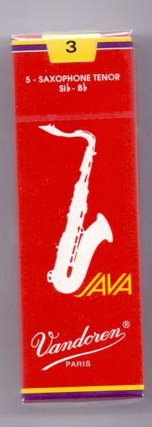 Vandoren Java red платъци за Tenor saxophone размер 2 1/2- кутия