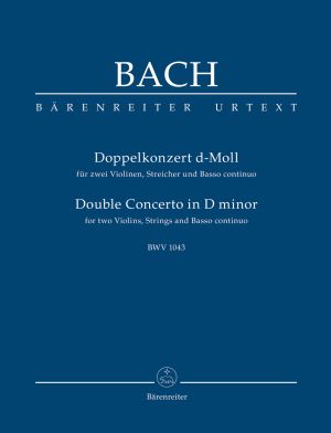 Бах - Двоен Концерт в ре минор  BWV1043 за две цигулки ,струнни и бассо континуо малка партитура
