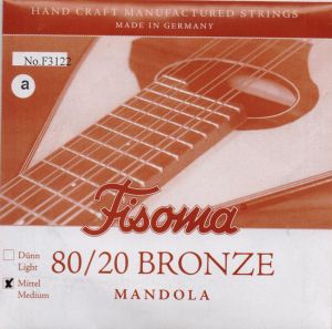 Fisoma Bronze-единична струна за мандола  - a