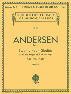 Andersen - Twenty-four studies for flute op.21