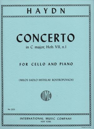 Haydn - Concerto in C major No.1 for cello and piano  