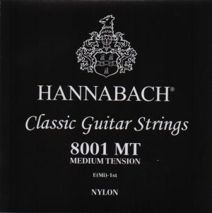 Hannabach 8001 МT medium tension E 1-ва струна за класическа китара