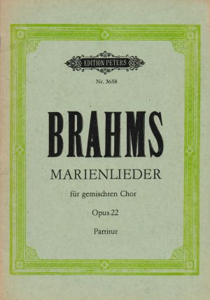 Брамс -  Песни за смесен хор оп.22