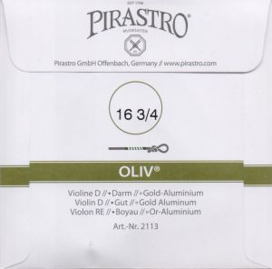 Pirastro Oliv за цигулка D gold/aluminium 16 3/4
