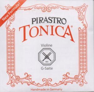 Pirastro Tonica струна за цигулка G Silver/Synthetic