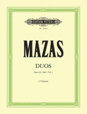 Mazas - Duos op.39 heft 1 for two violin