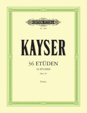 Кайзер - 36 Етюди оп.20 за цигулка