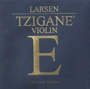 Larsen Tzigane E steel  medium единична струна за цигулка