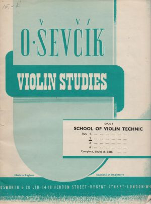 Sevcik - Skola smyccove op.2 