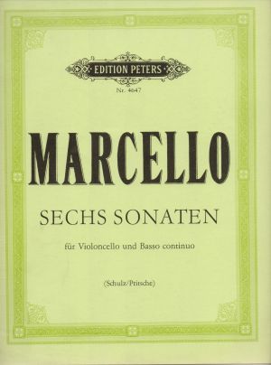 Марчело - Шест сонати за виолончело и бассо континуо